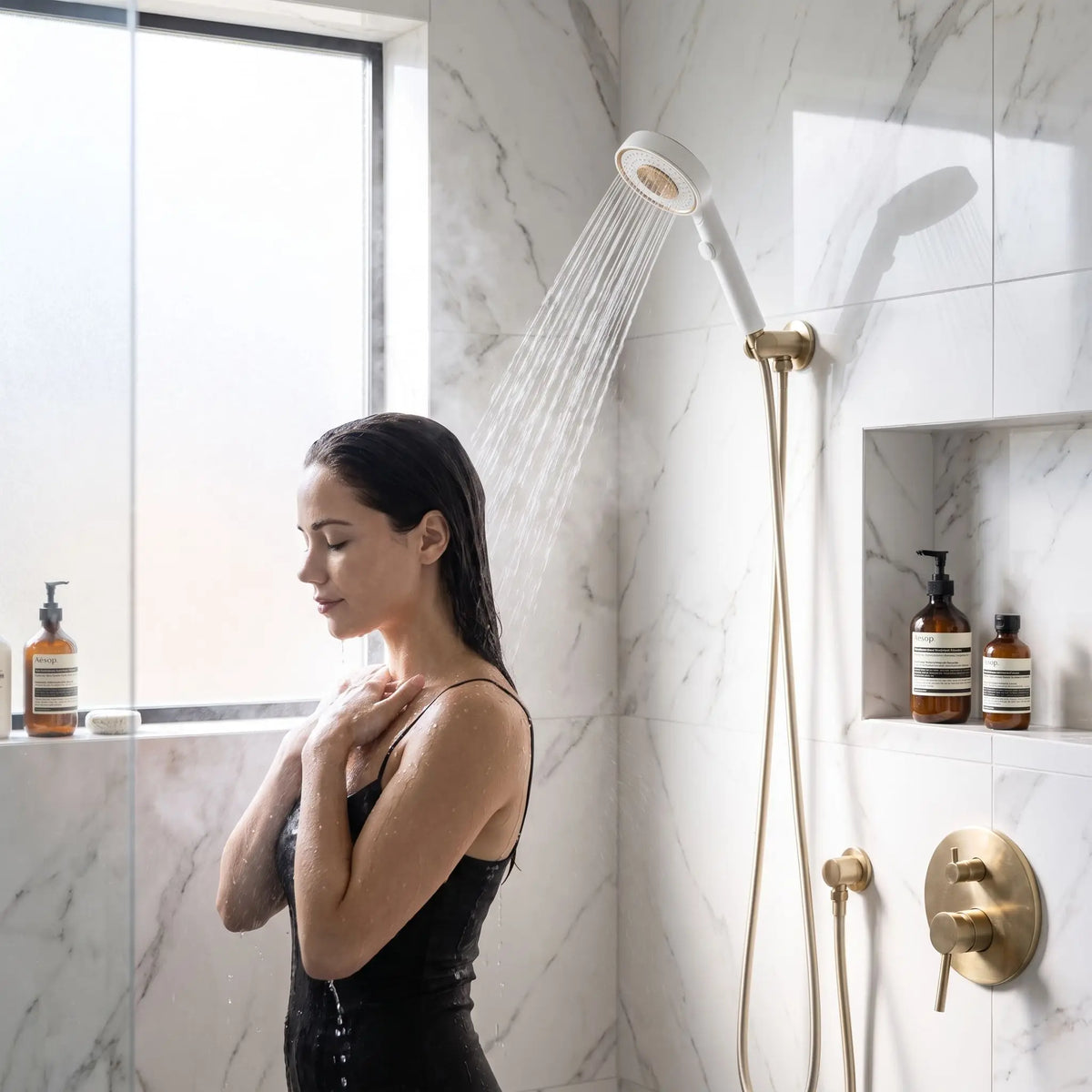 Pommeaude douche que fixe ThermoRex