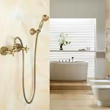 Mitigeur douche en laiton antique Thermocontrol