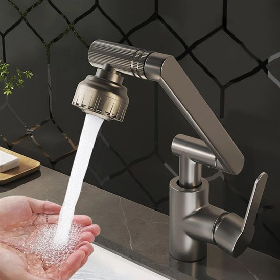 robinet a douchette cuisine noir extractible aquaSpinox