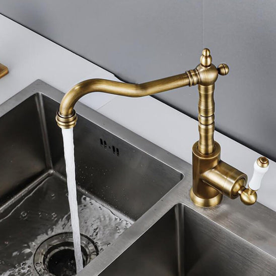 robinet de cuisine or jet premium