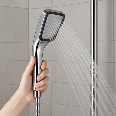 support Pommeau de douche sans percer nom Écoconception