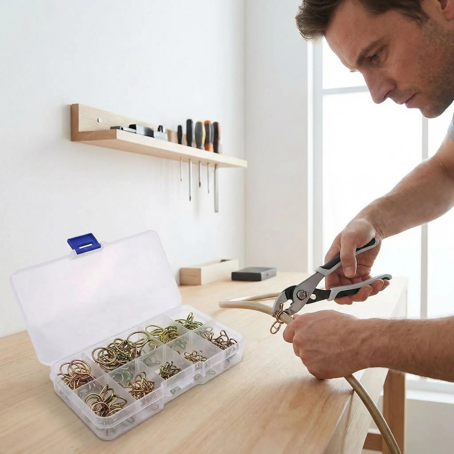 Collier de serrage inoxavec métallique à ressort UltraFix 