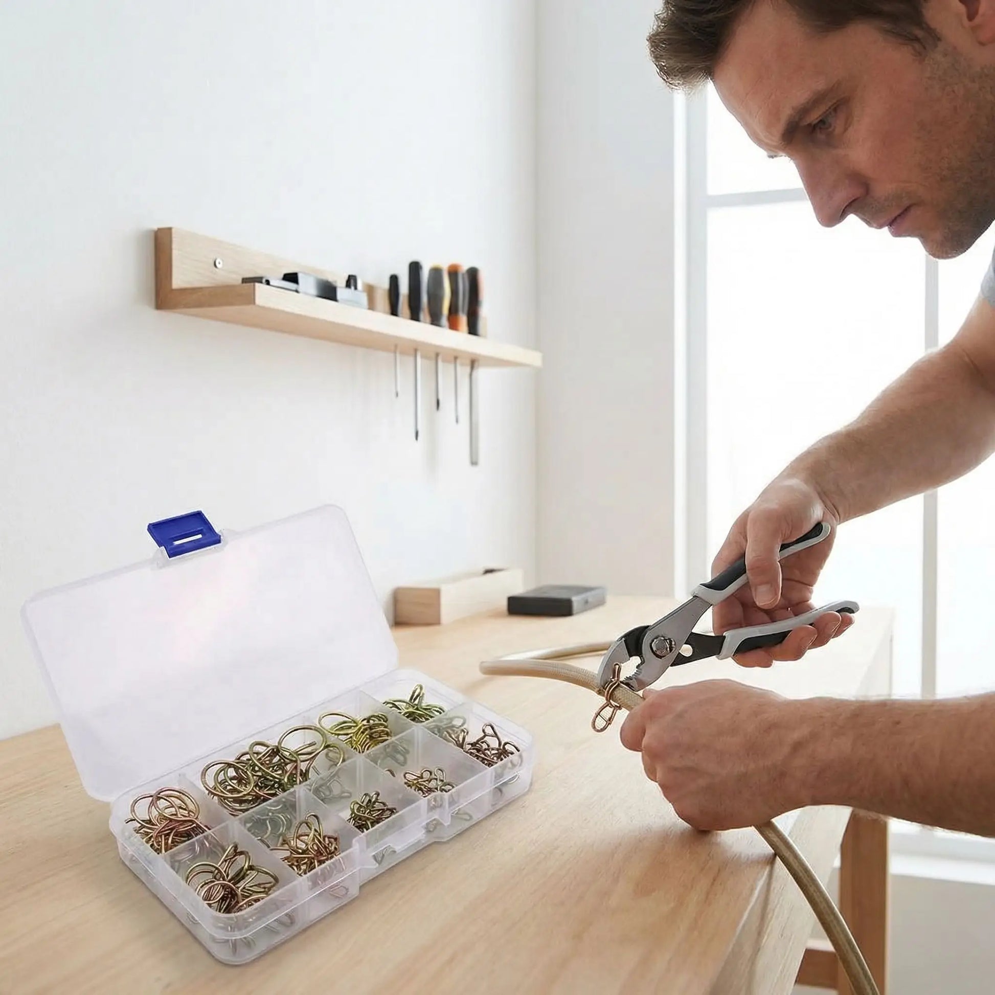 Collier de serrage inoxavec métallique à ressort UltraFix 