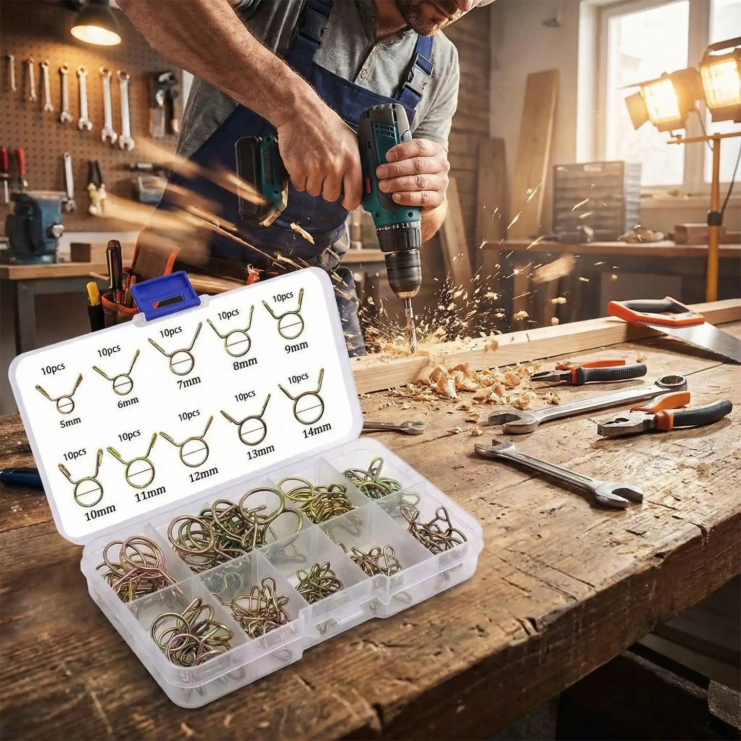 Collier de serrage inox métallique à ressort UltraFix 