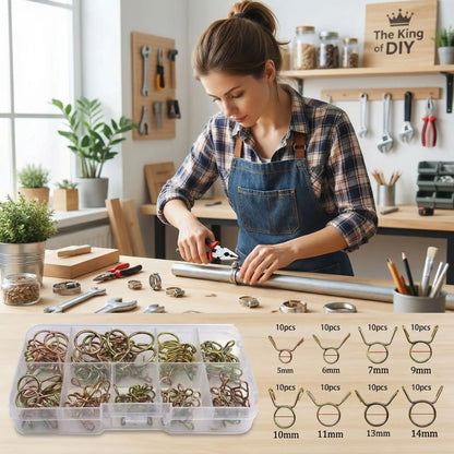 Collier de serrage inox métallique à ressort  UltraFix 
