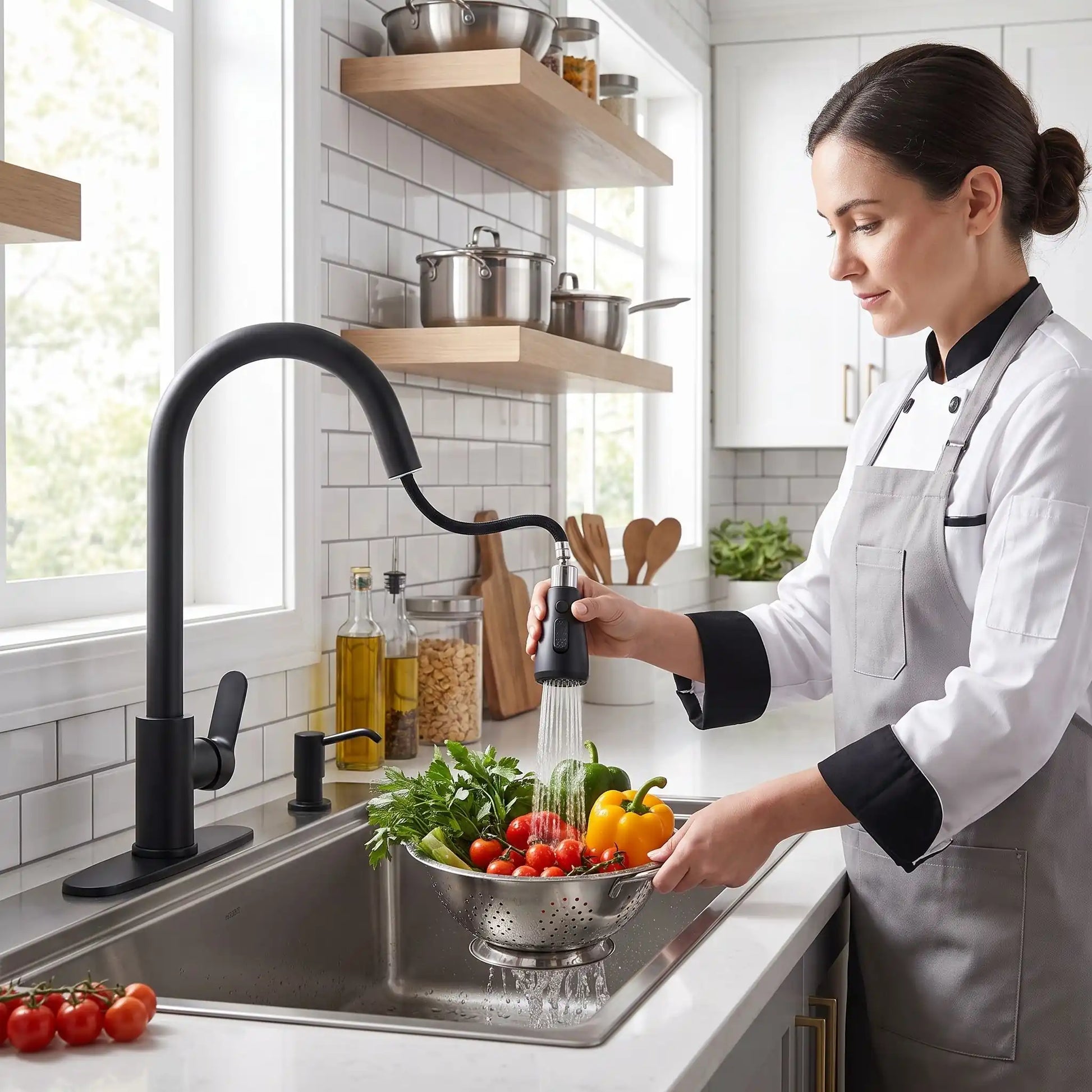 Douchette mitigeur cuisine AquaTwisa