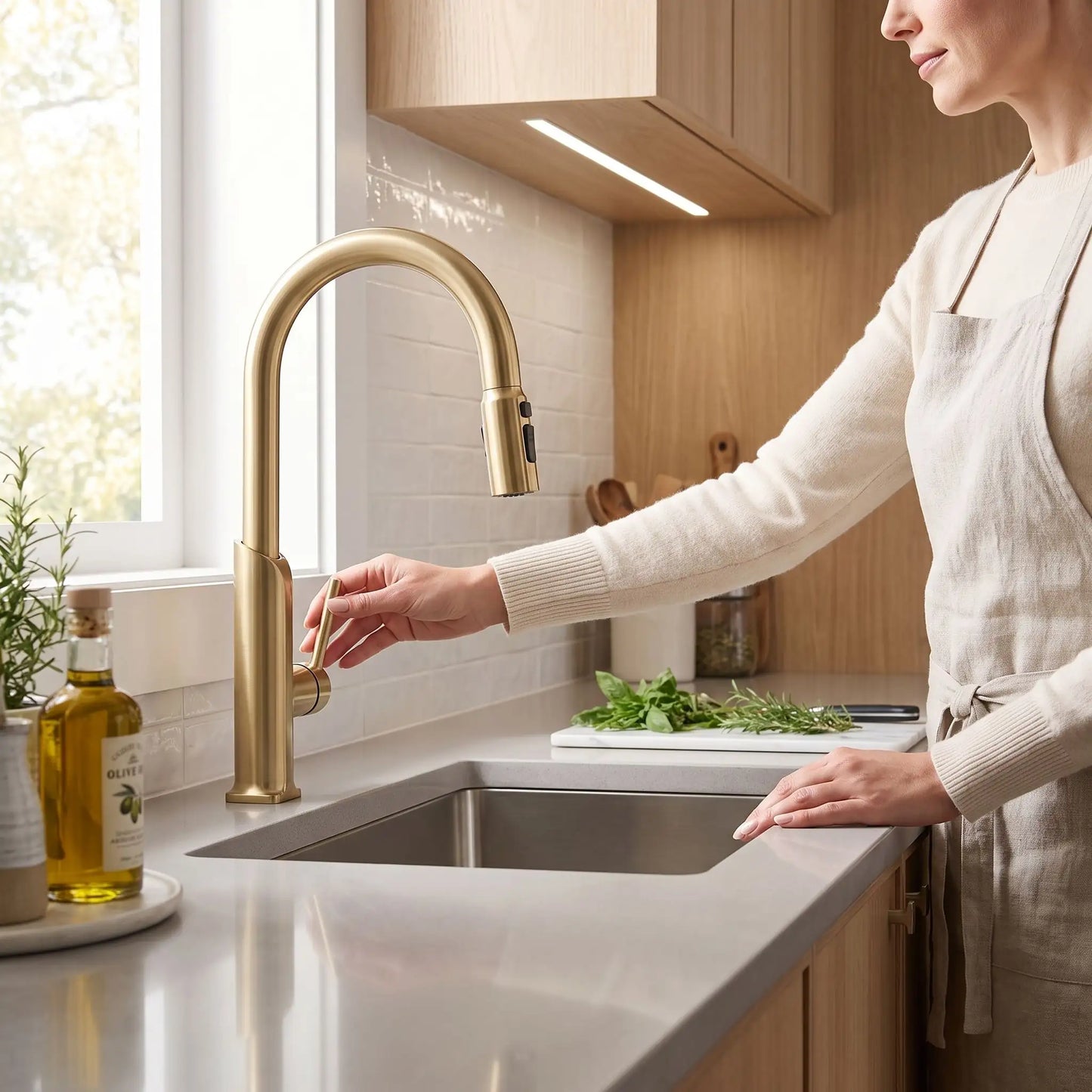 Evier mitigeur pratique Rose Élégance