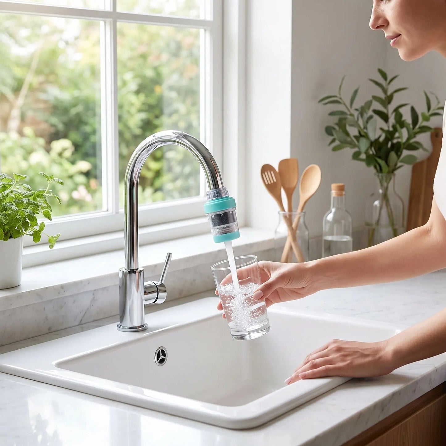 Filtre eau robinet potable PurAqua