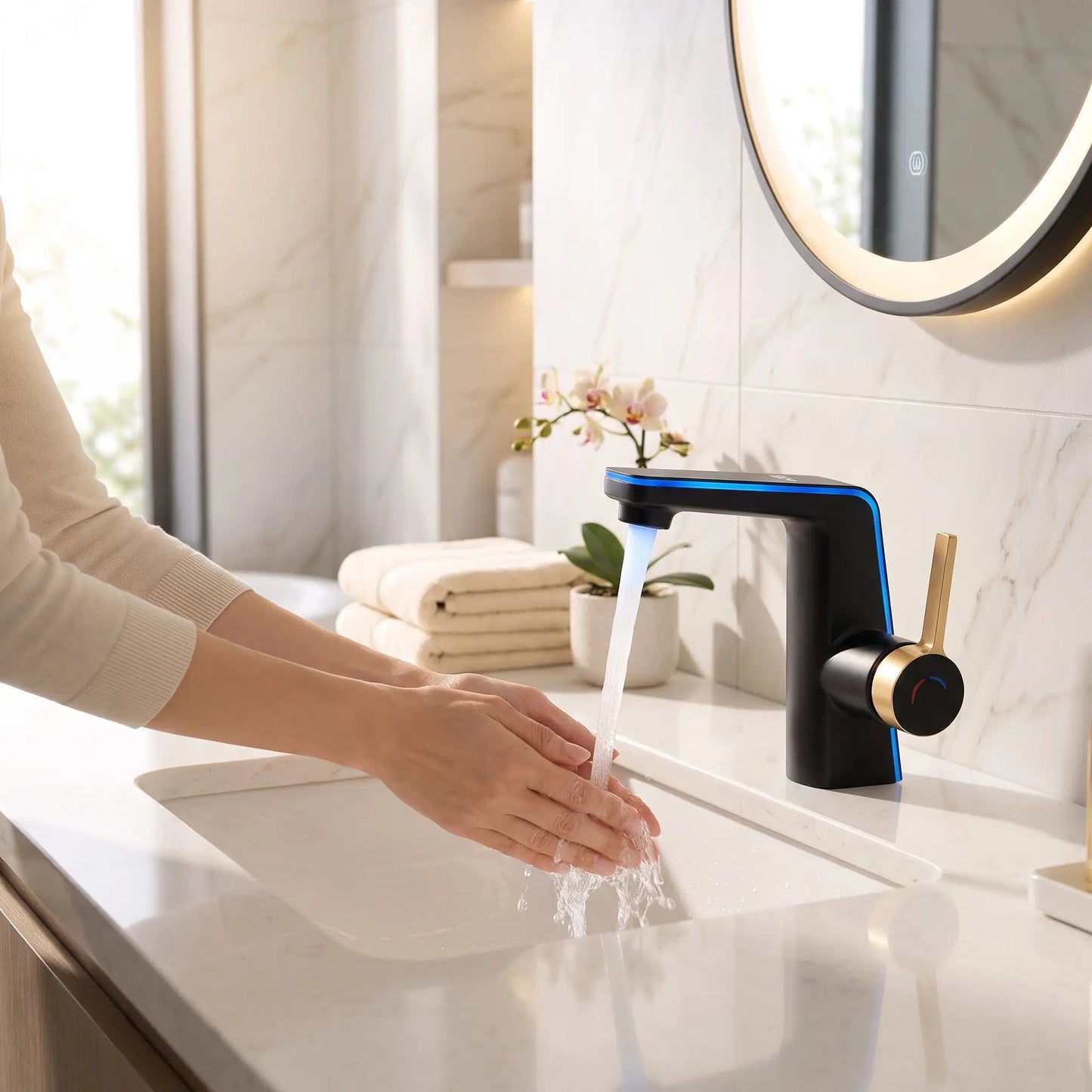Mitigeur baignoire basculer Design Luxe