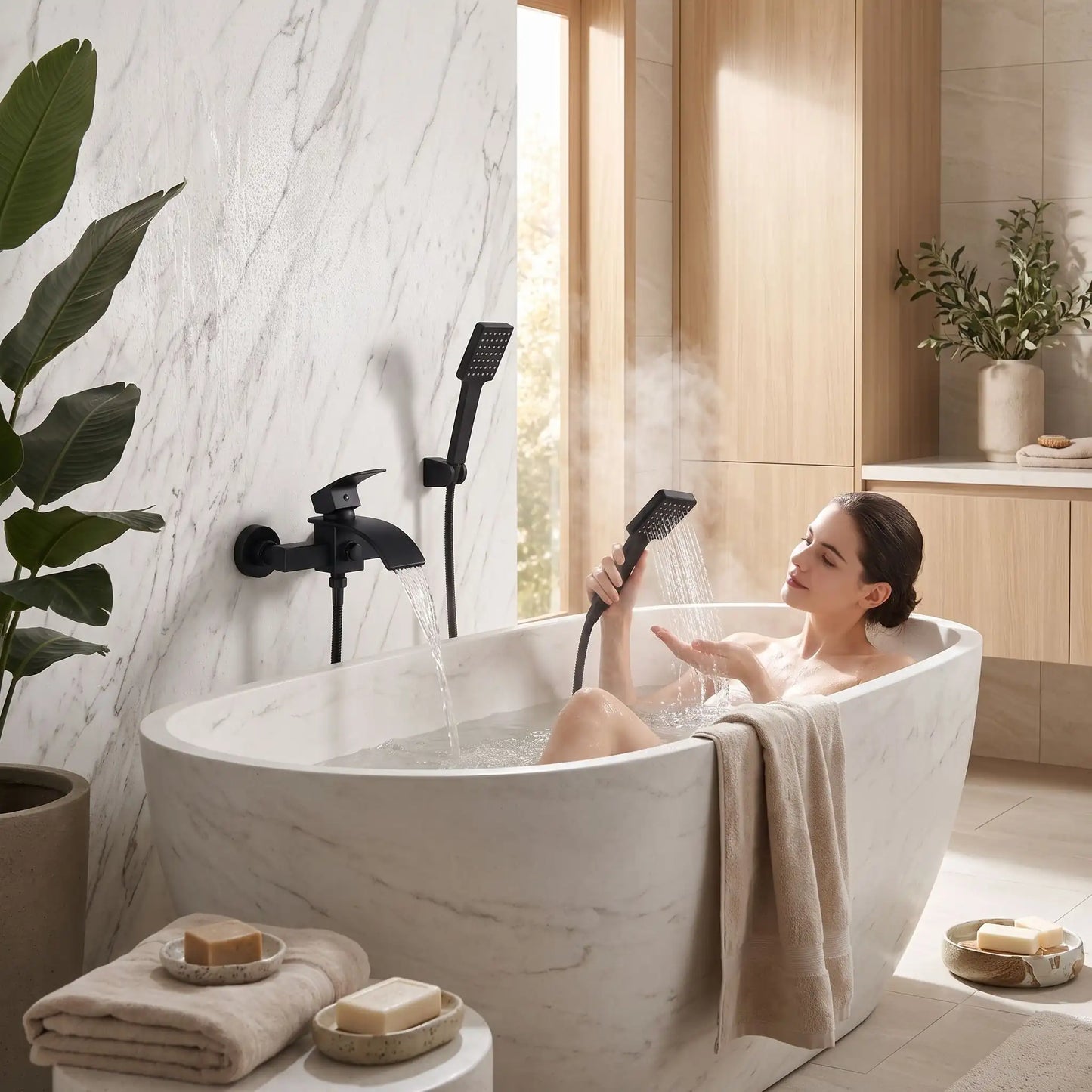Mitigeur baignoire confortable Flux moderne