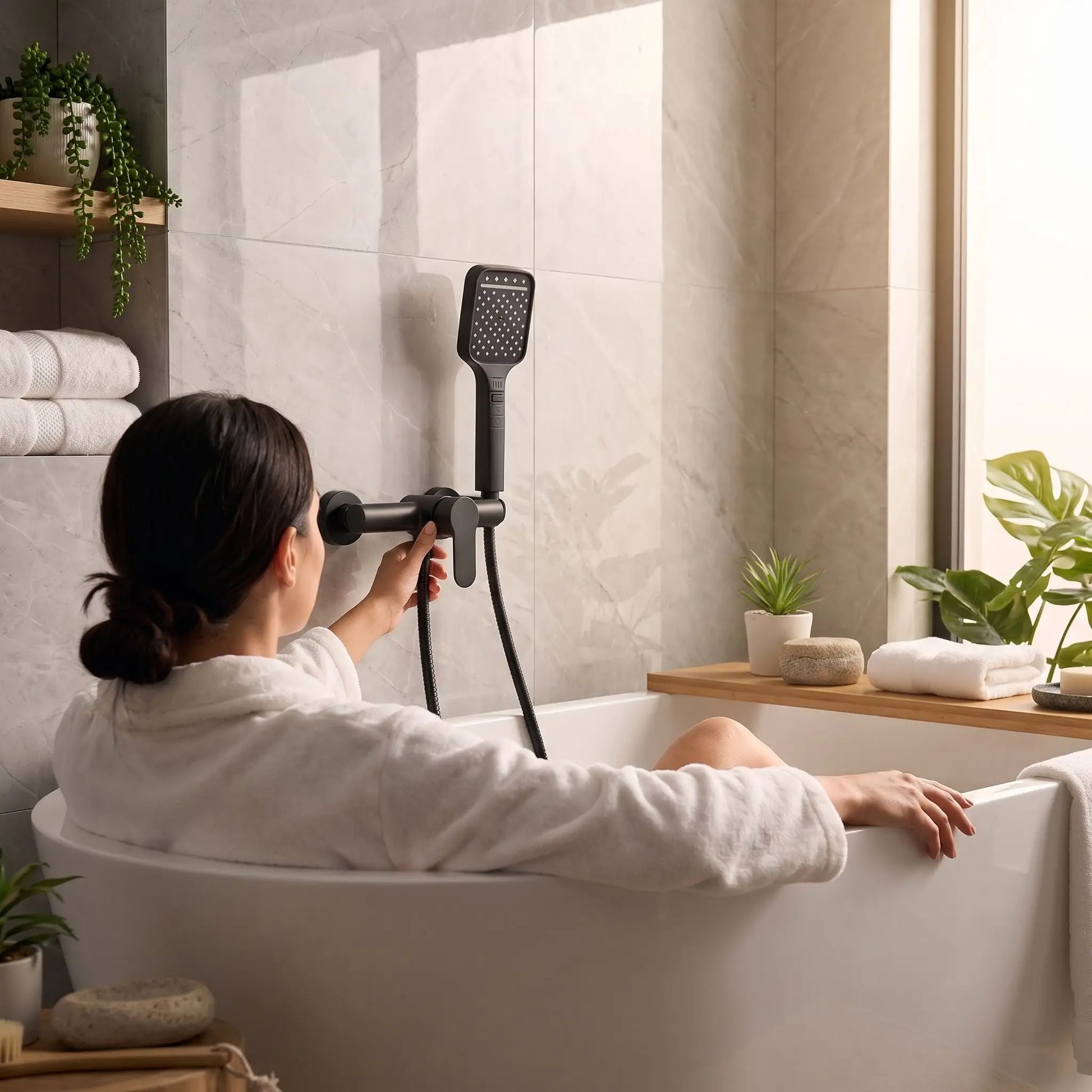 Mitigeur baignoire douche design Élégance Éco