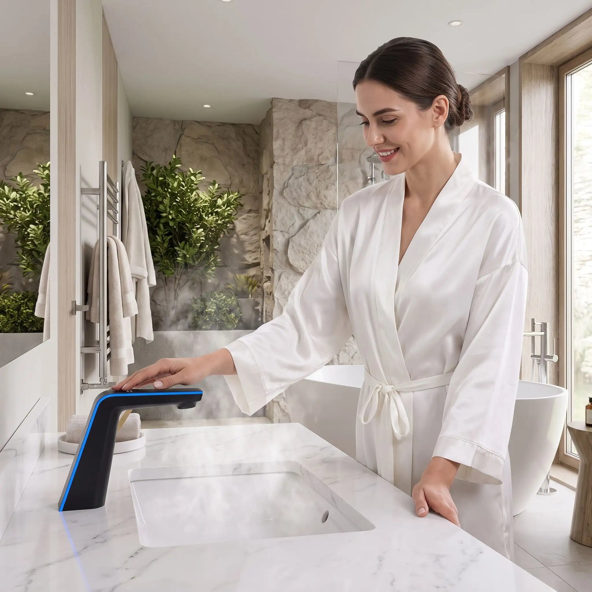 Mitigeur baignoire entre Design Luxe