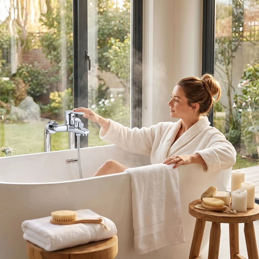 Mitigeur baignoire  réglage Conception Moderne