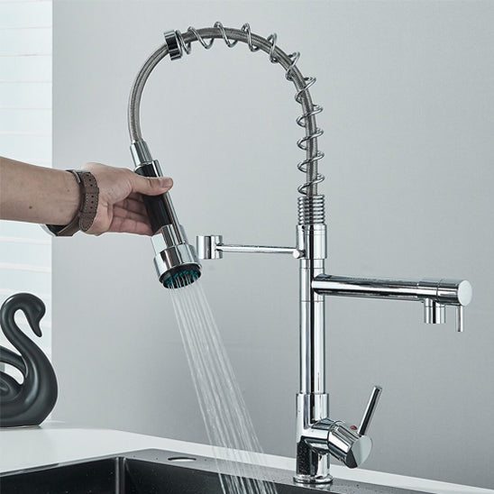 Mitigeur cuisine douchette avec Spray Noble 