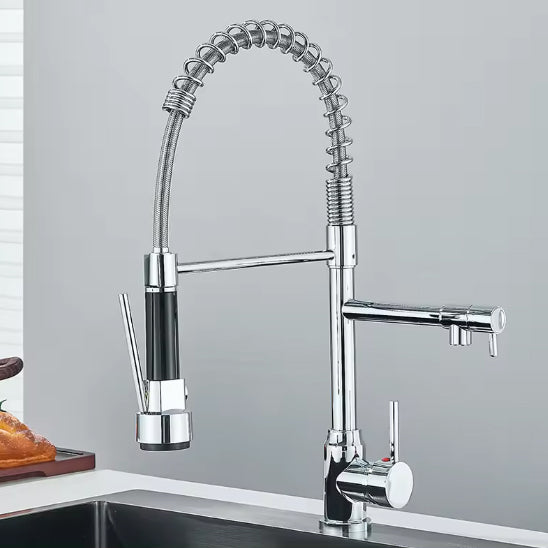 Mitigeur cuisine douchette double Spray Noble