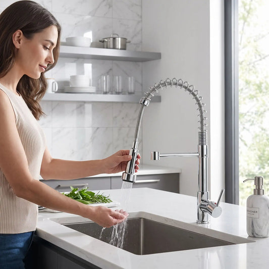 Mitigeur cuisine douchette  inoxydable SprayNoble