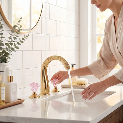 Mitigeur lavabo TUQIUDoré 