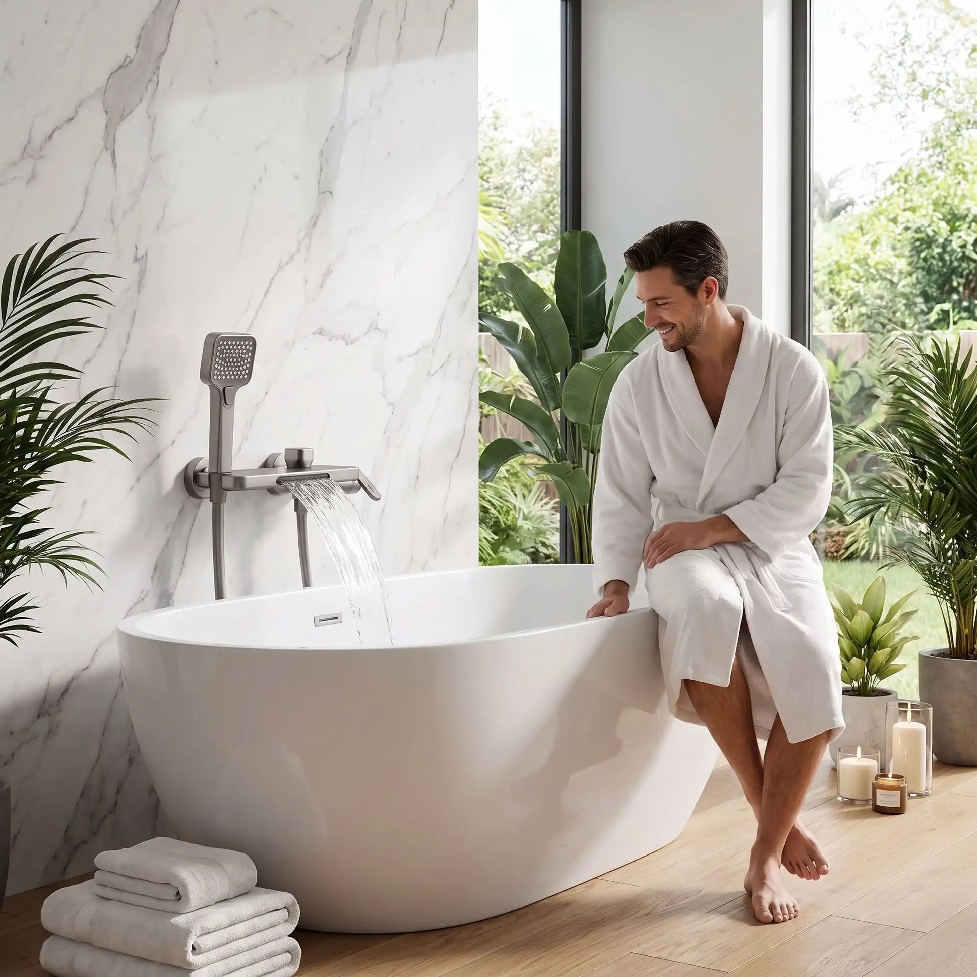 Mitigeur  pour baignoire mural Premium 