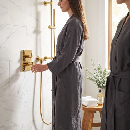 Mitigeur pour douche durable Noir Mat Elegant