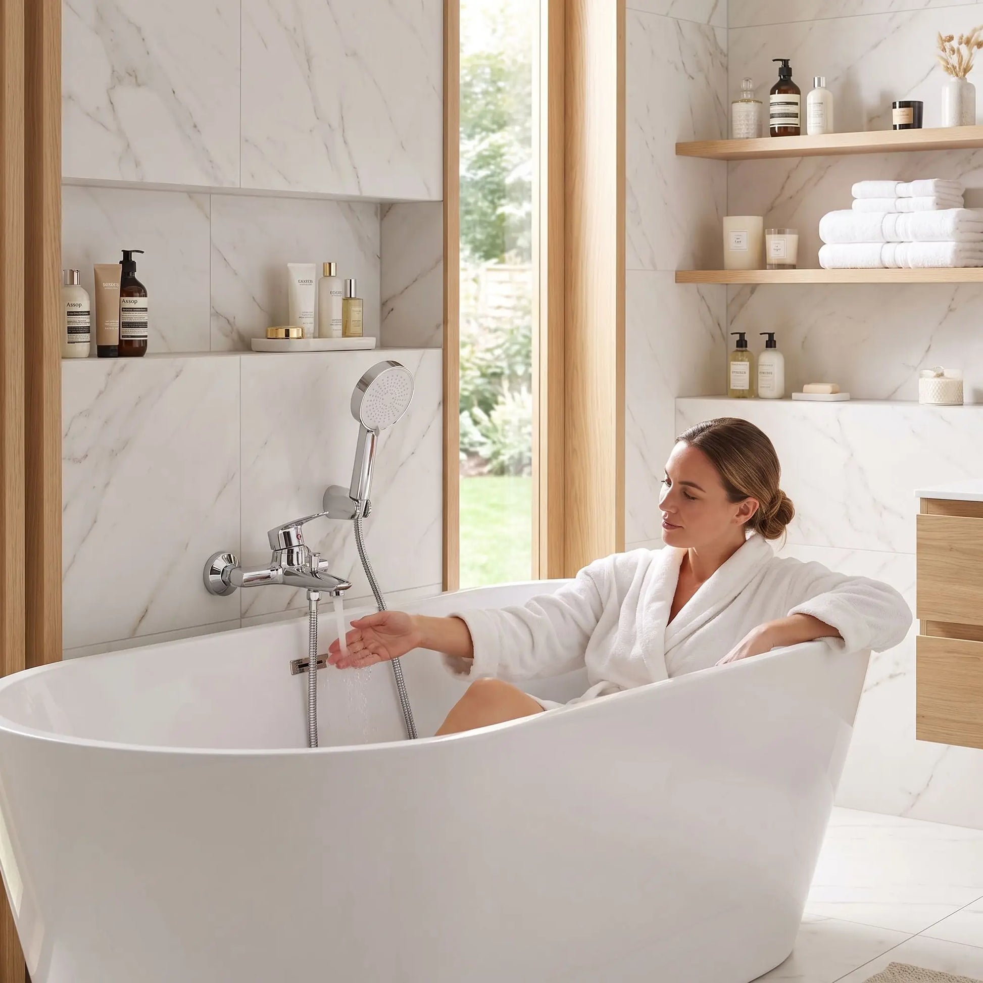 Mitigeur sur baignoire finition Design Modern 