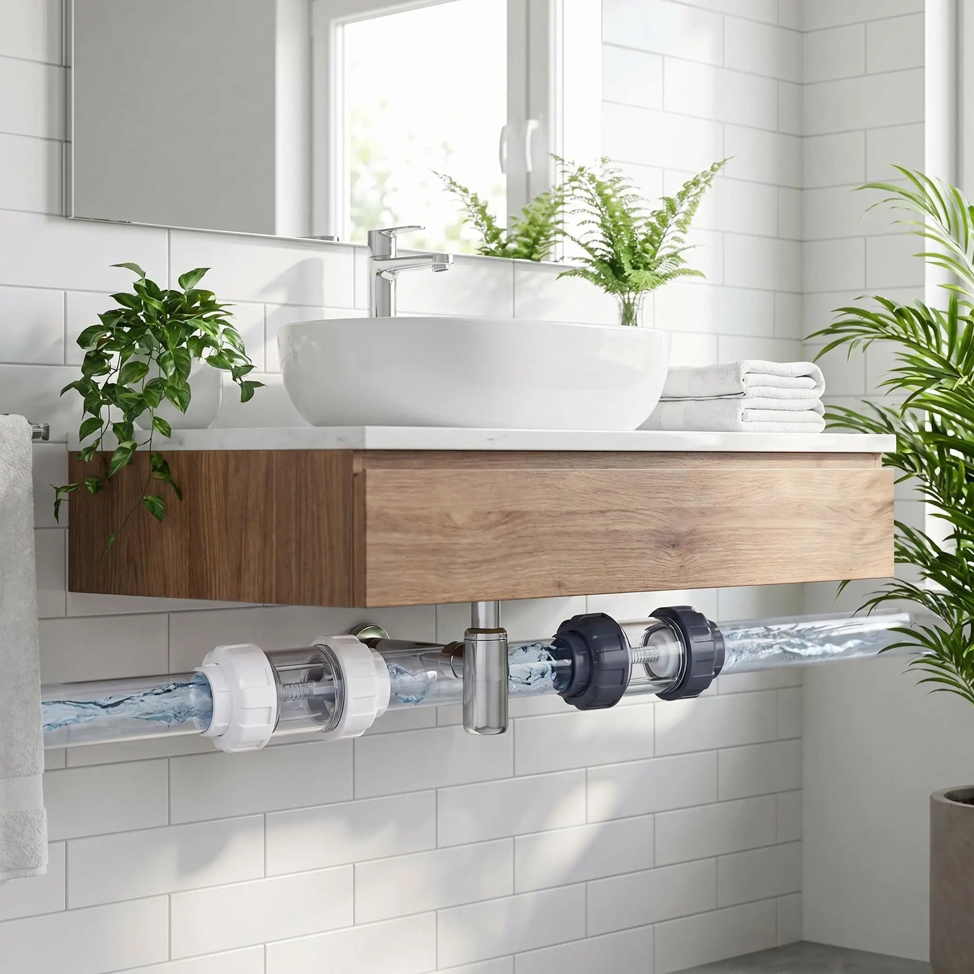 PVC Clapet anti retour 40s elon Aqua Protect