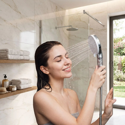 Pommeau de douche chrome filtrant PureSkin