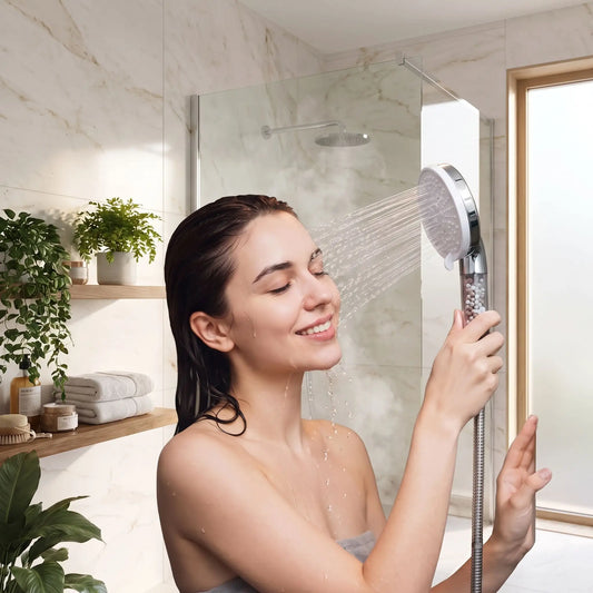 Pommeau de douche de bain filtrant PureSkin