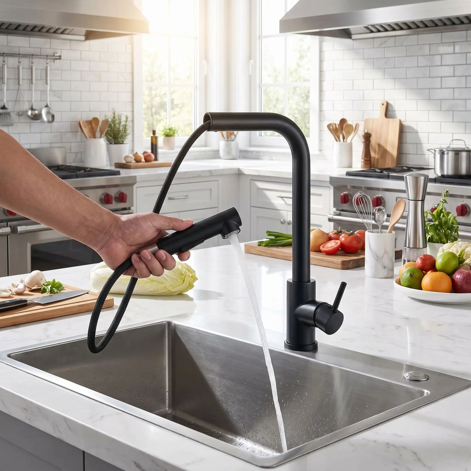 Robinet cuisine douchette flexible JetDuchesse