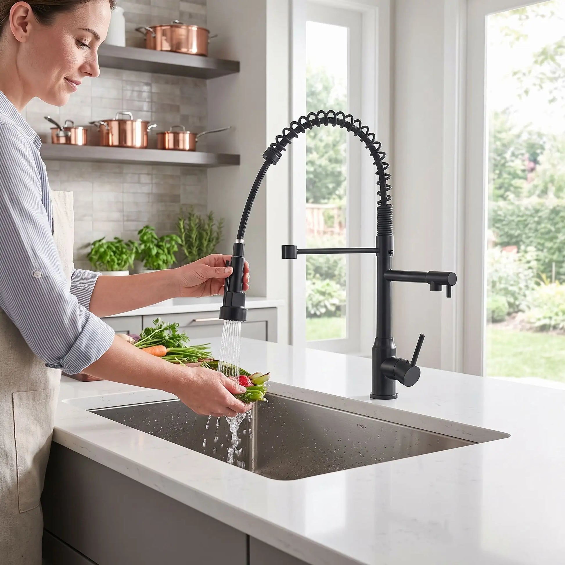 Robinet cuisine douchette pour FlexiCrown