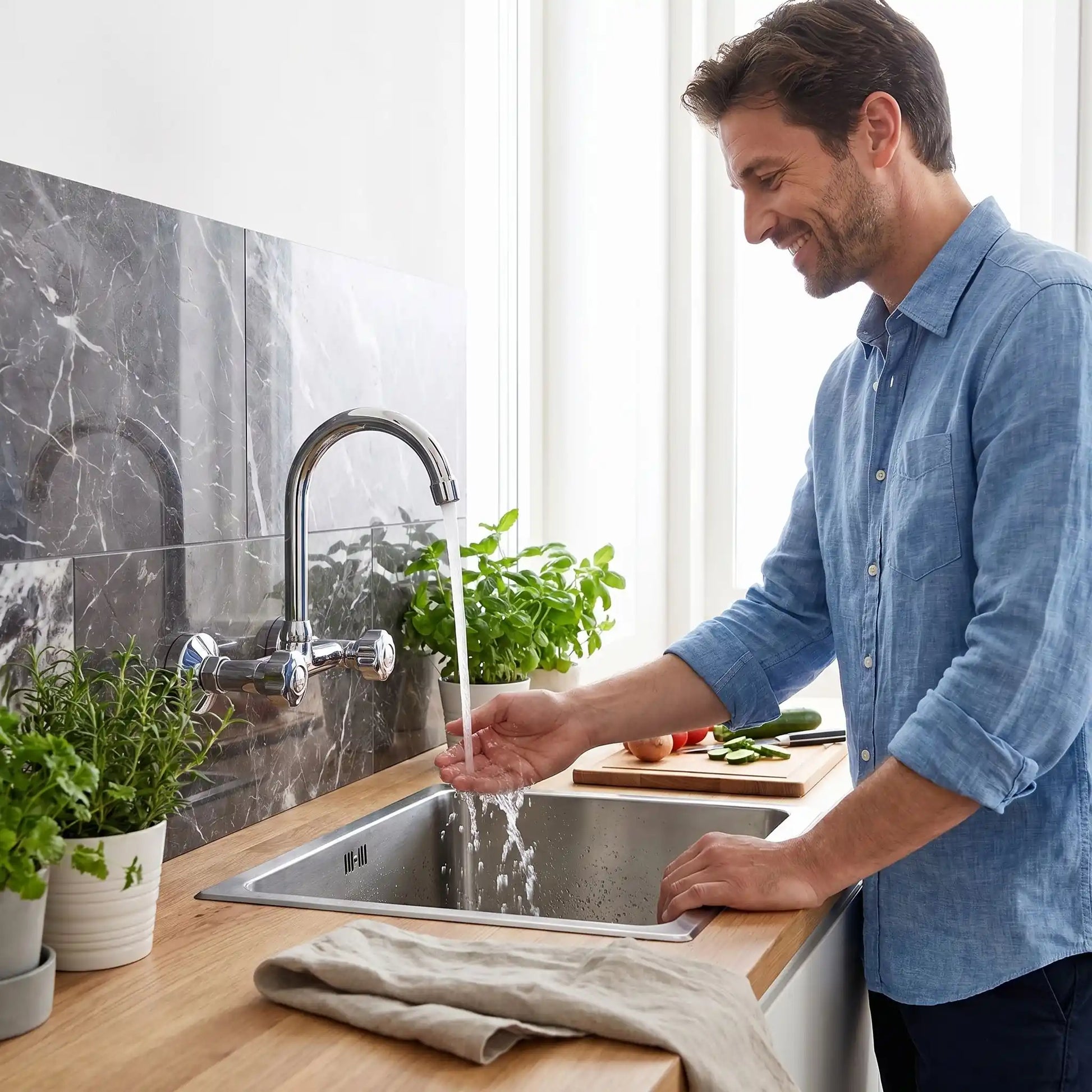 Robinet cuisine posé EcoModern