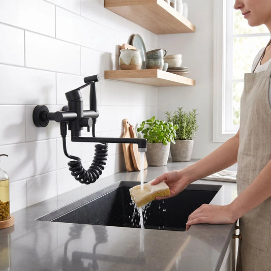Robinet de cuisine avec douchette flexible ÉlégaFlow