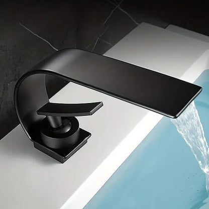 robinet de cuisine gris haut cascade