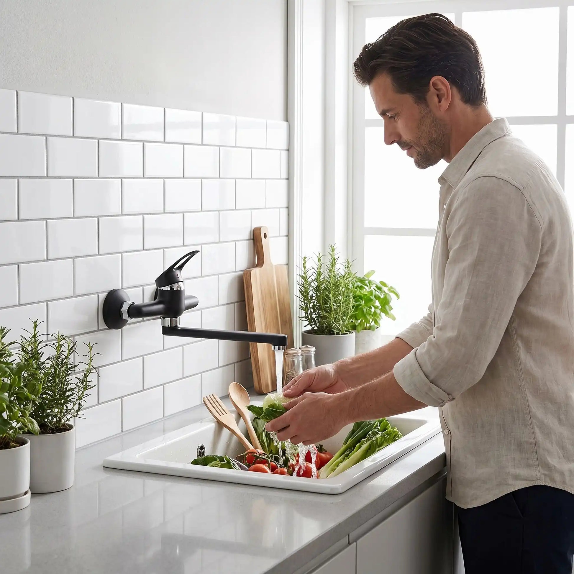 Robinet de cuisine légumes multiJetGo