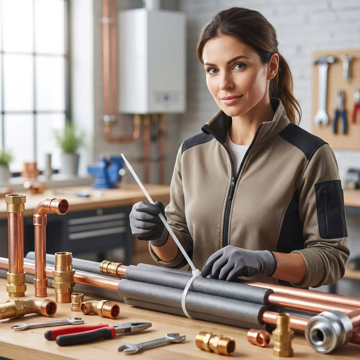 collier plastique de serrage robuste Premium Nylon