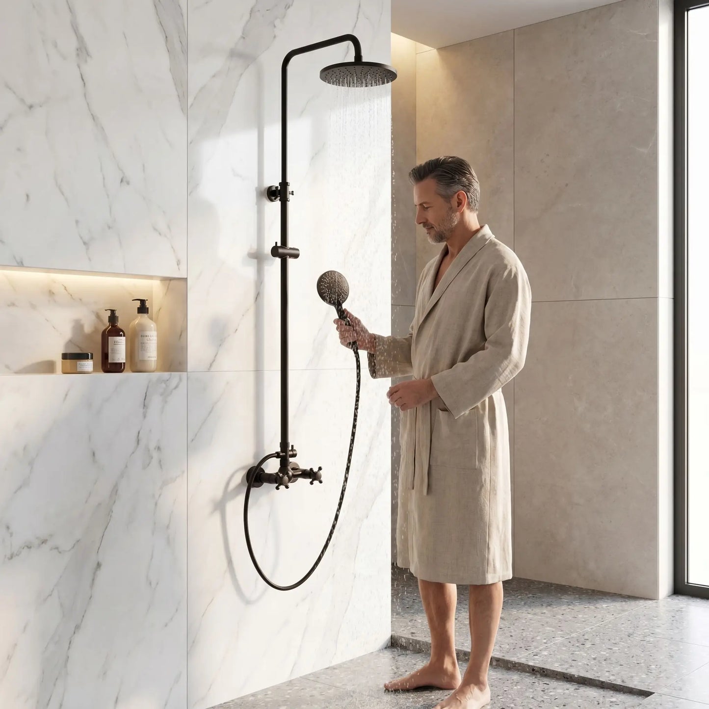 douche mitigeur finition MEKKHALA