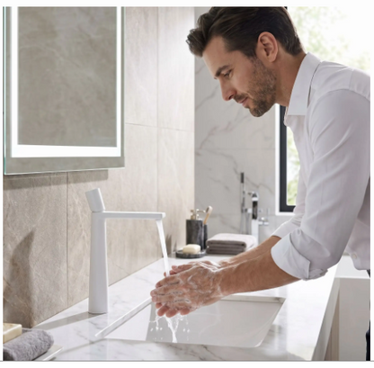 lavabo mitigeur Noir Élégance  