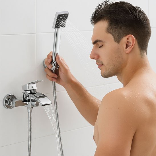 Mitigeur baignoire haut Fluxmoderne