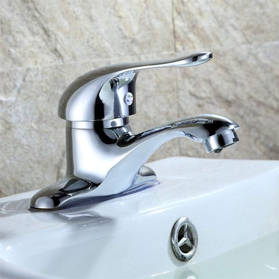 mitigeur brossé argent EcoDesigne