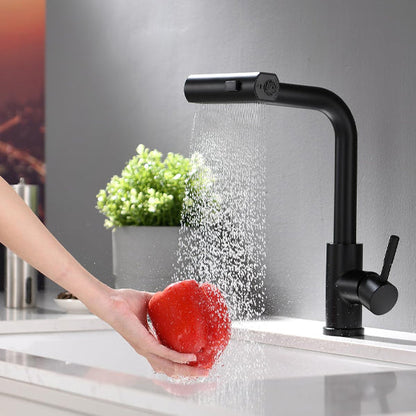 mitigeur cuisine douchette noir  	jetinox