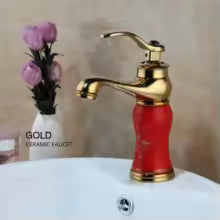 mitigeur lavabo dore MEKKHALA