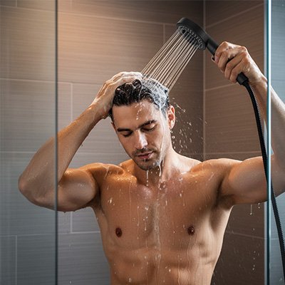 Pommeau de douche  pour Economique ÉcoMassage