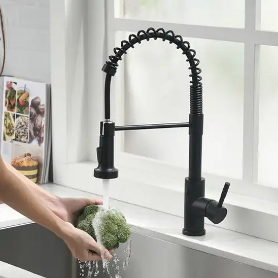 robinet cuisine douchette noir cuisiRoi