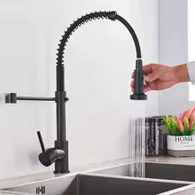 robinet cuisine douchette noir cuisiRoi