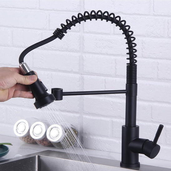 robinet cuisine douchette noir cuisiRoi