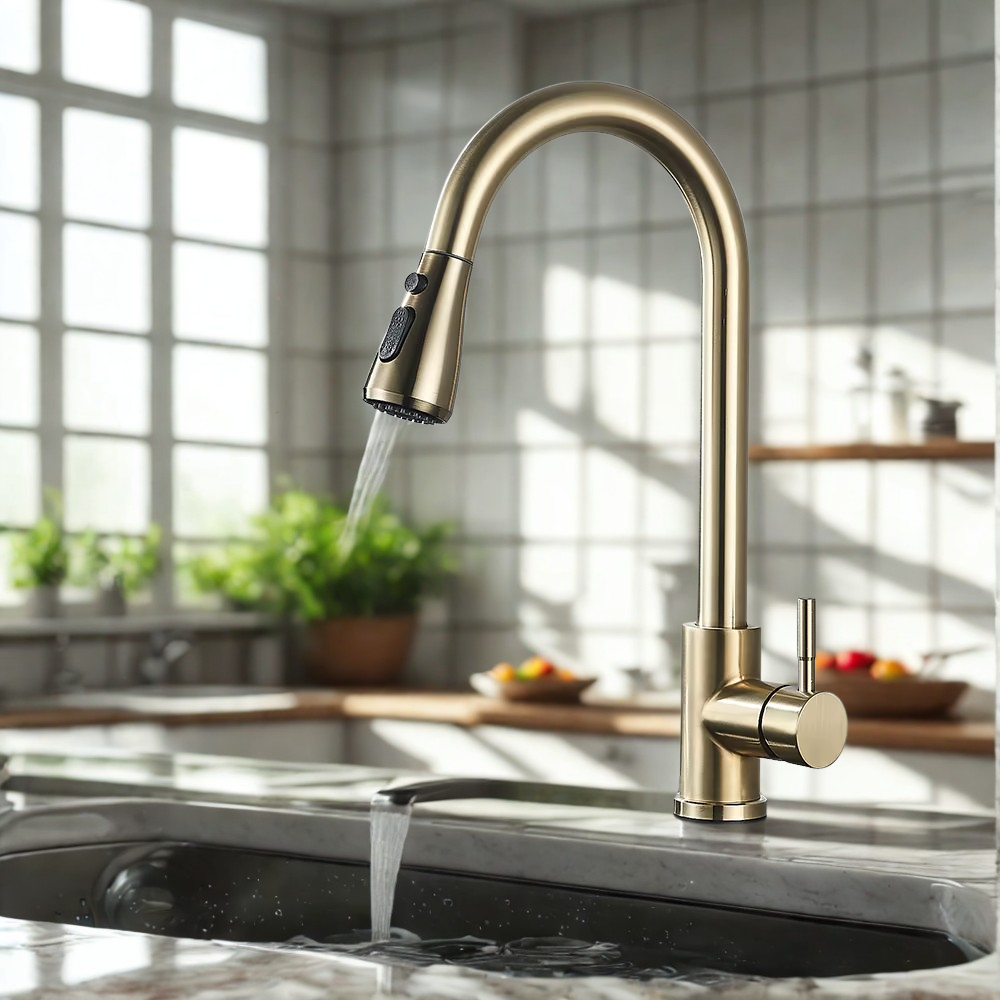 robinet cuisine douchette or extractible 	jetRoyal