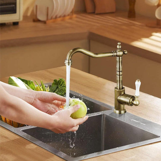 robinet de cuisine or  mat  premium