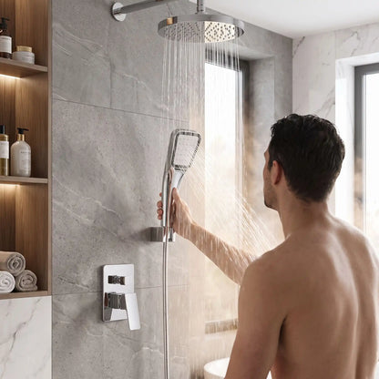 support Pommeau de douche haut sans percer  Ecoconception