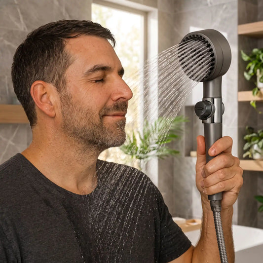 support Pommeau de douche  moderne haute pression EcoSpa