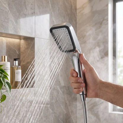 support Pommeau de douche angle sans percer Écoconception