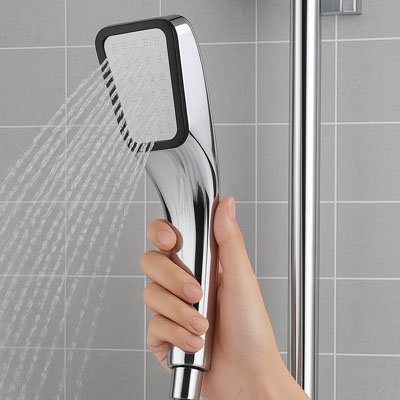 support Pommeau de douche sans percer  haut Écoconception